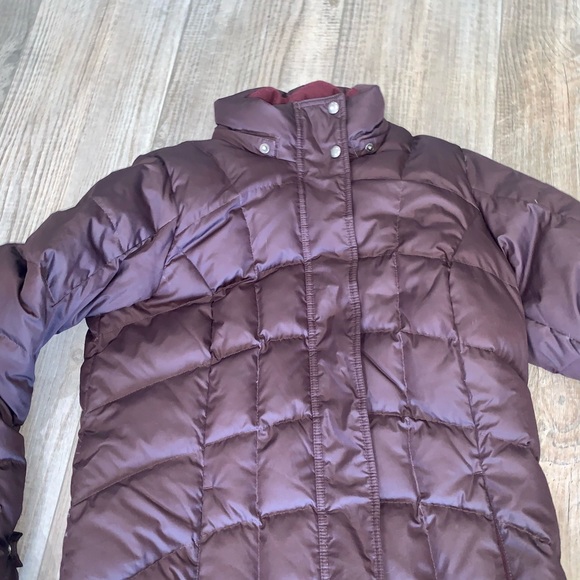 EDDIE BAUER vtg puffer Down lodge Parka jacket s - Picture 5 of 6